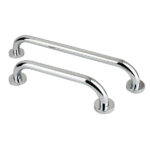 Double covered stainless steel armrest 450 600